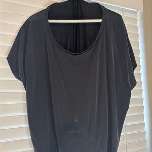 Express Charcoal Short Sleeve Top